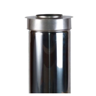Twin Wall Weather Top, Stainless Steel (Unpainted)