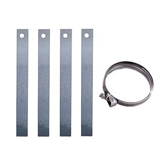 Turbo Leg & Strap Set, Aluminium (Unpainted)