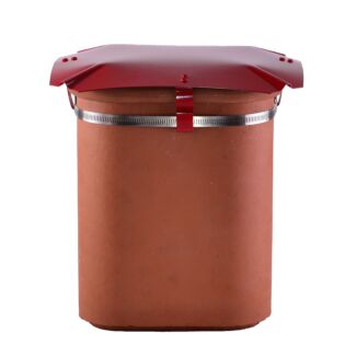 Square Capper, Terracotta