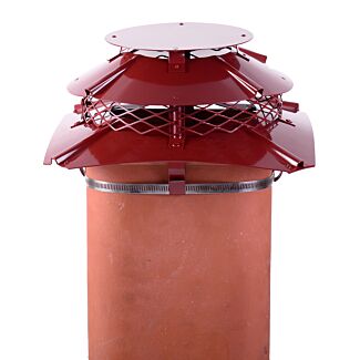 Square, Multifuel UFO, Terracotta