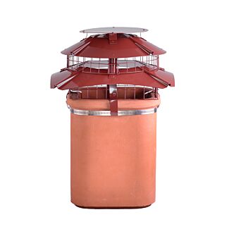 Square, Solid Fuel UFO, Terracotta