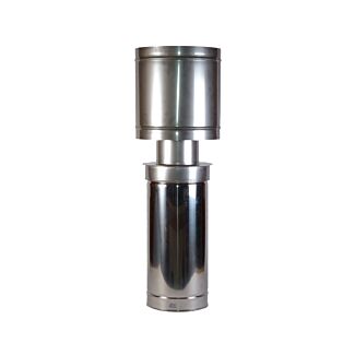 Twin Wall Windmaster, Stainless Steel (Unpainted)