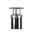 Twin Wall Birdguard, Stainless Steel (Unpainted)