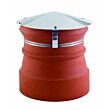 Round Capper, Aluminium (Unpainted), Strap Fixing