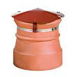 Round Capper, Terracotta, Strap Fixing