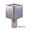 FlueCube Twin Wall, Stainless Steel (unpainted)