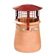Round Solid Fuel Birdguard, Terracotta