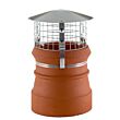 Round Solid Fuel Birdguard, Aluminium (Unpainted)