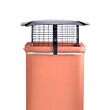  Square Gas Birdguard, Black