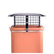Square Solid Fuel Birdguard, Black