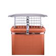 Square Solid Fuel Birdguard, Aluminium (Unpainted)