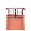 Square Solid Fuel Birdguard, Terracotta