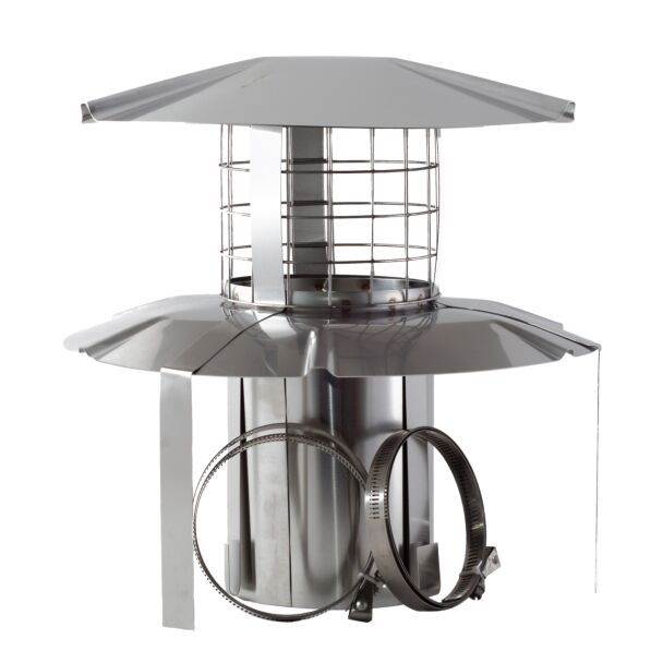 Solid Fuel Birdguard Pothanger, Stainless Steel (Unpainted)