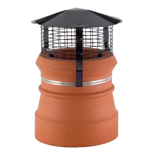 Round Gas Birdguard, Black