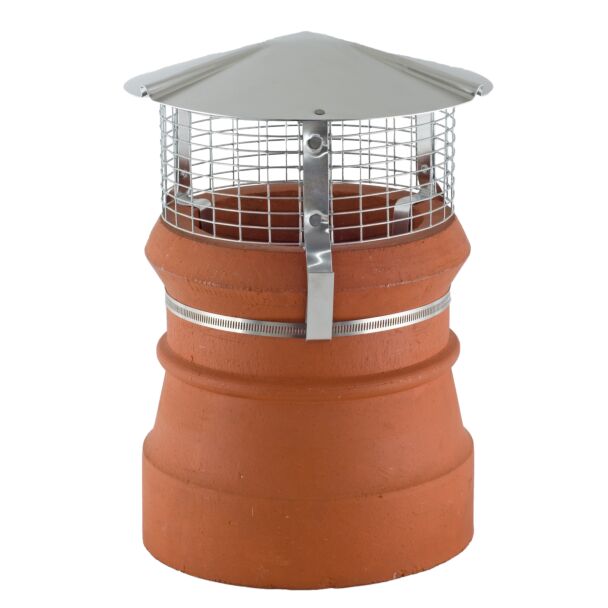 Round Gas Birdguard, Aluminium (Unpainted)