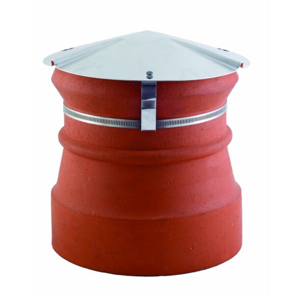 Round Capper, Aluminium (Unpainted), Strap Fixing