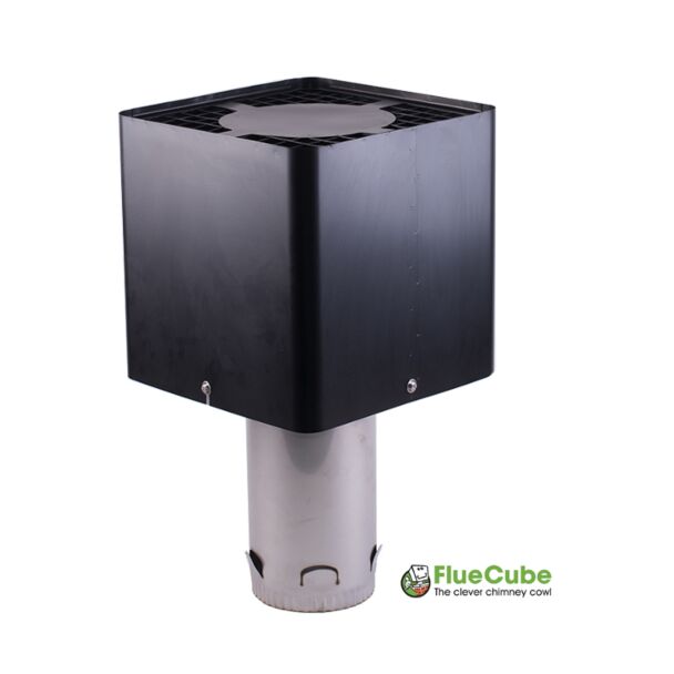 FlueCube Twin Wall, Black