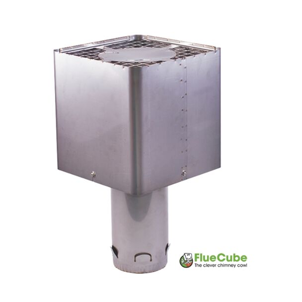 FlueCube Twin Wall, Stainless Steel (unpainted)