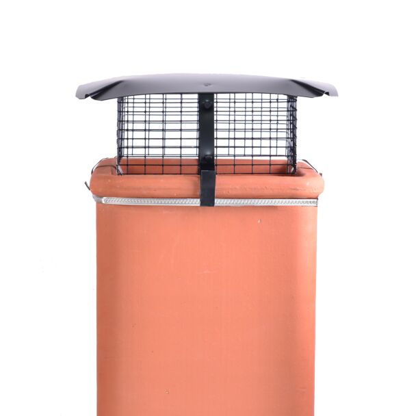  Square Gas Birdguard, Black