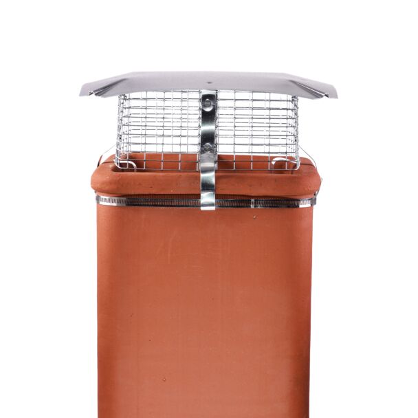  Square Gas Birdguard, Aluminium (Unpainted)