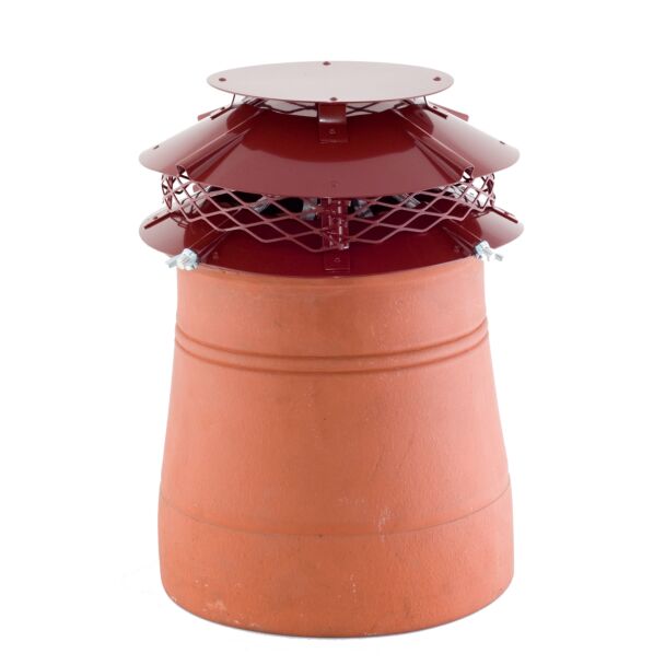 Round, Multifuel UFO, Terracotta, Hook