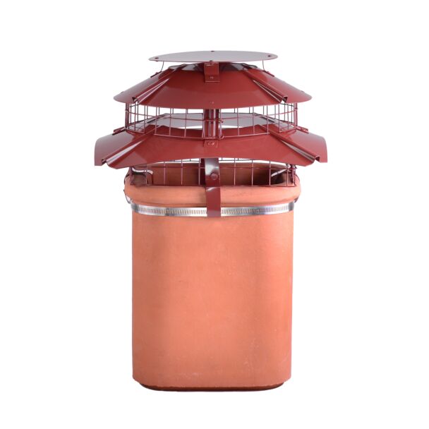 Square, Solid Fuel UFO, Terracotta