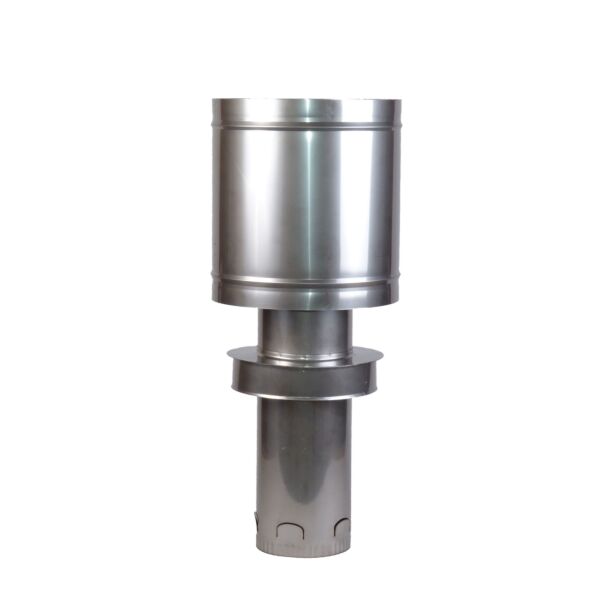 Twin Wall Windmaster, Stainless Steel (Unpainted)